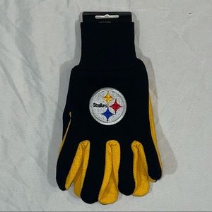 McArthur Towel & Sports NFL Pittsburg Steelers Sport Utility Gloves Football